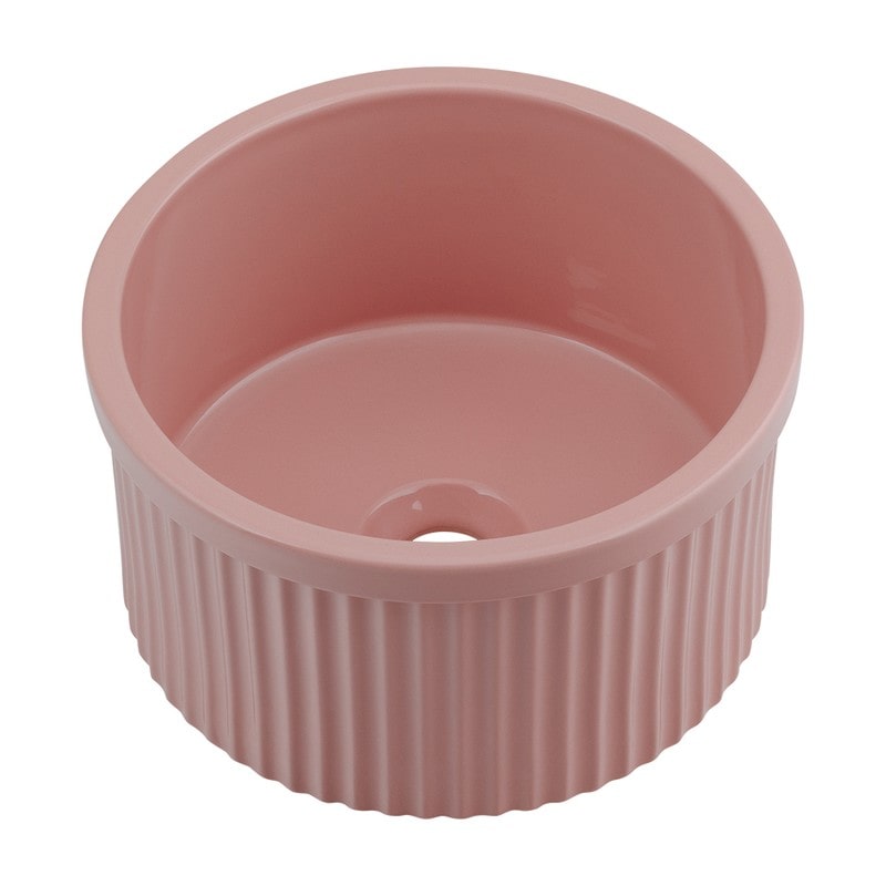 カクダイ 2236155 丸型手洗器 ピンク 493-246-P 1個(ご注文単位1個)【直送品】