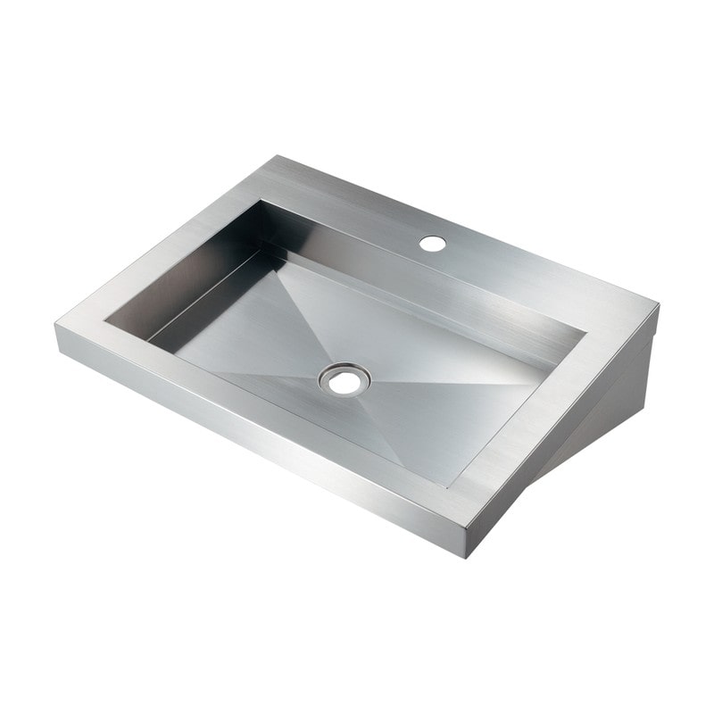 カクダイ 2237285 ステンレス壁掛洗面器 493-358 1個（ご注文単位1個）【直送品】