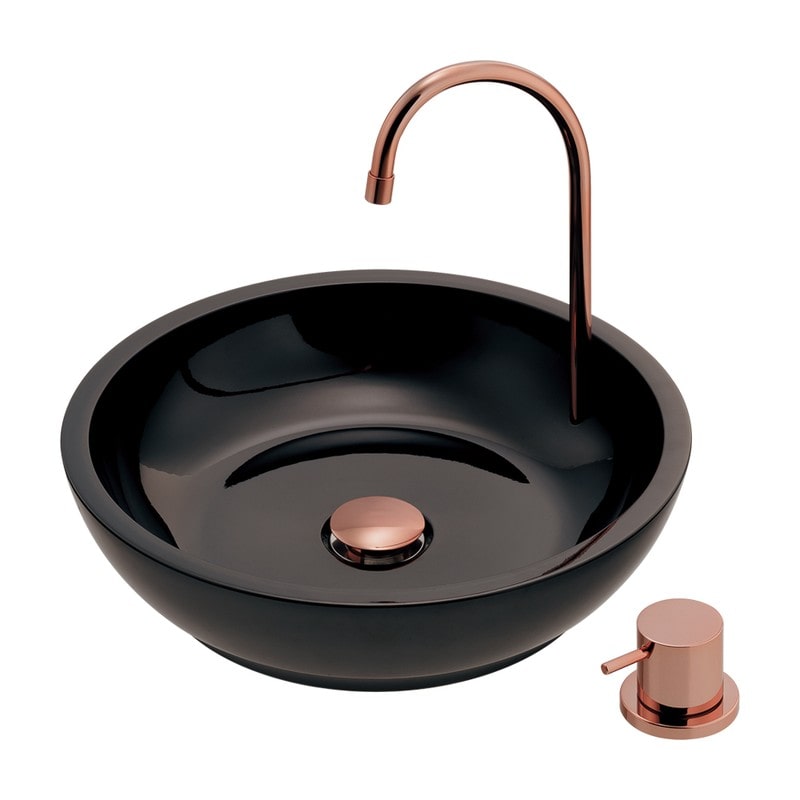 カクダイ 2236098 吐水ユニットつき手洗器 カッパーブラウン 239-013-BR 1個（ご注文単位1個）【直送品】