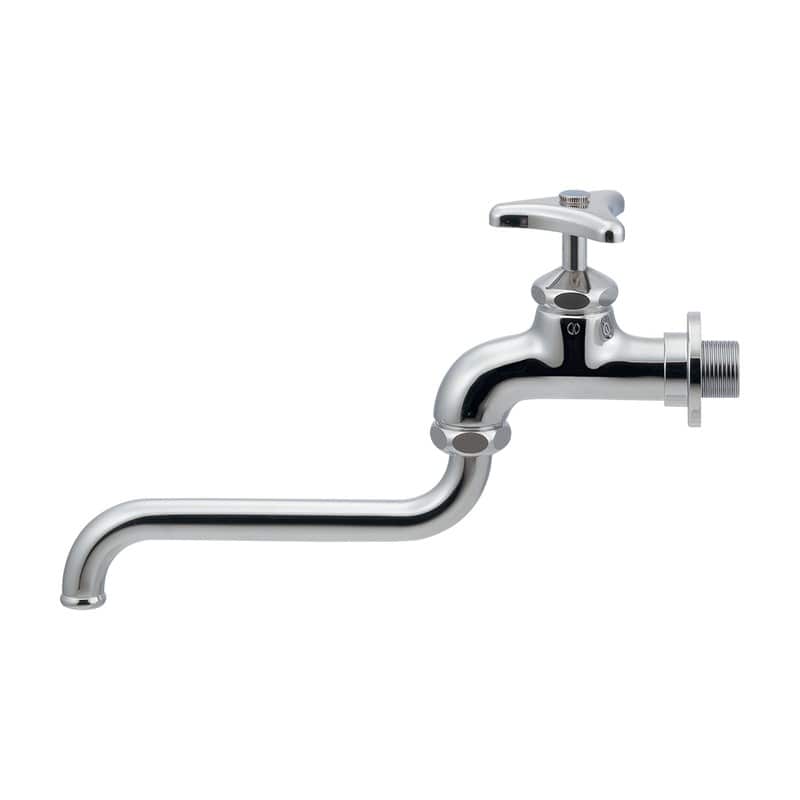 カクダイ 2235549 自在水栓 20×240 #706-70-2024 1個(ご注文単位1個)【直送品】
