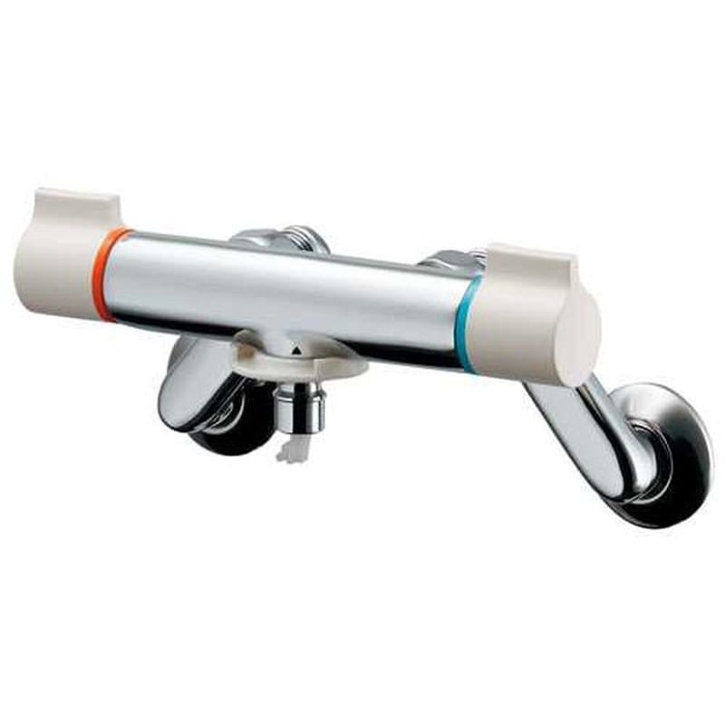 カクダイ 2227778 洗濯機用混合栓 ストッパー付 #127-110 1個（ご注文単位1個）【直送品】