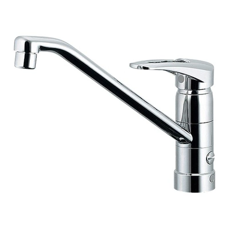 カクダイ 2227755 117-051Kシングルレバー混合栓分水孔付 #117-051K 1個（ご注文単位1個）【直送品】