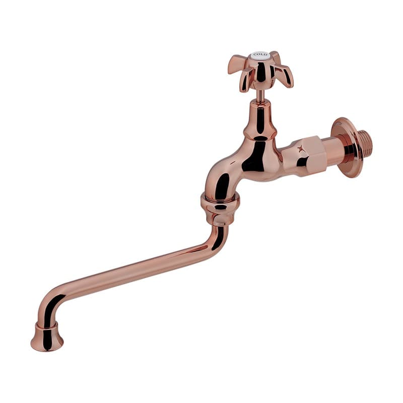 カクダイ 2237546 自在水栓カッパーブラウン 706-055-BR 1個(ご注文単位1個)【直送品】