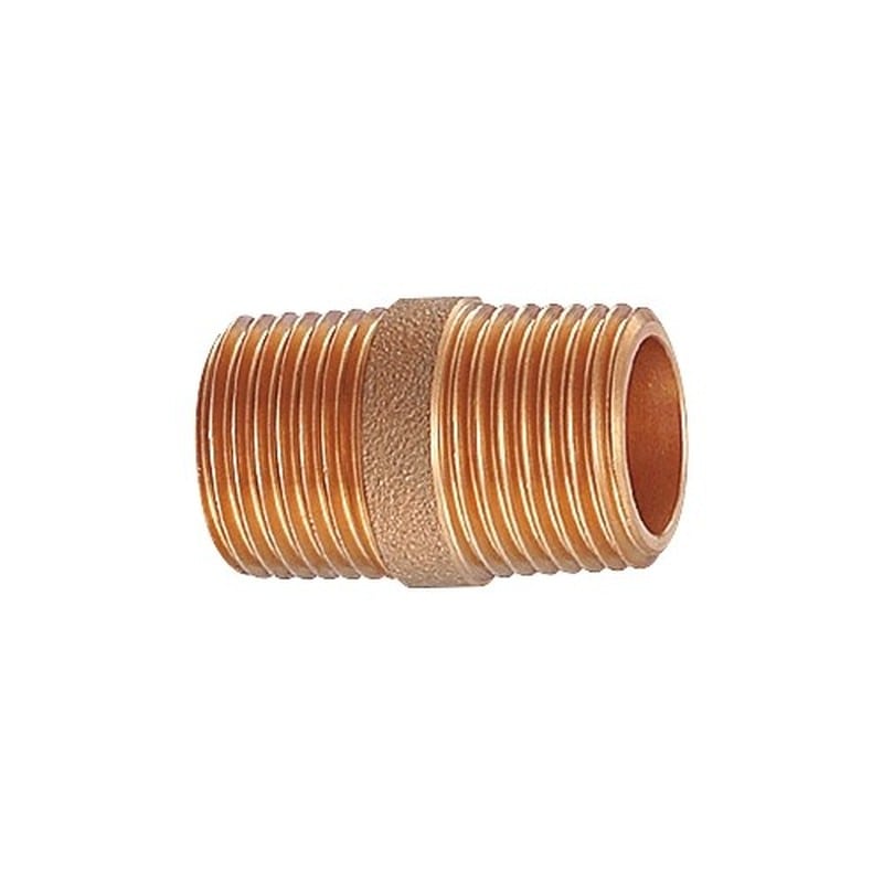 カクダイ 2237446 砲金丸ニップル 6499-100 1個(ご注文単位1個)【直送品】