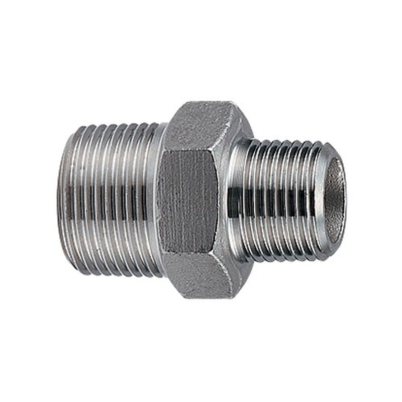 カクダイ 2223864 ステンレス六角ニップル #6474-40X30 1個（ご注文単位1個）【直送品】