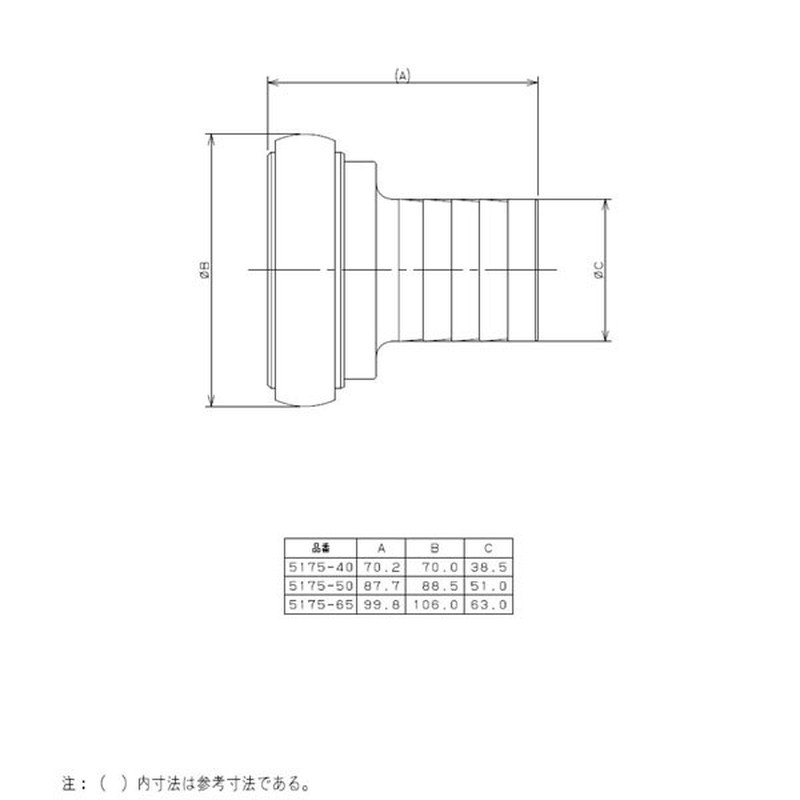 カクダイ 2222184 カクダイ 5175-50 マチノカップリングF #5175-50 1個(ご注文単位1個)【直送品】