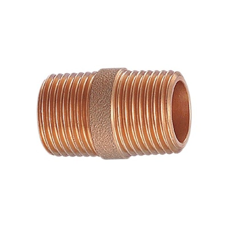 カクダイ 2224010 6499-25 砲金丸ニップル #6499-25 1個（ご注文単位1個）【直送品】