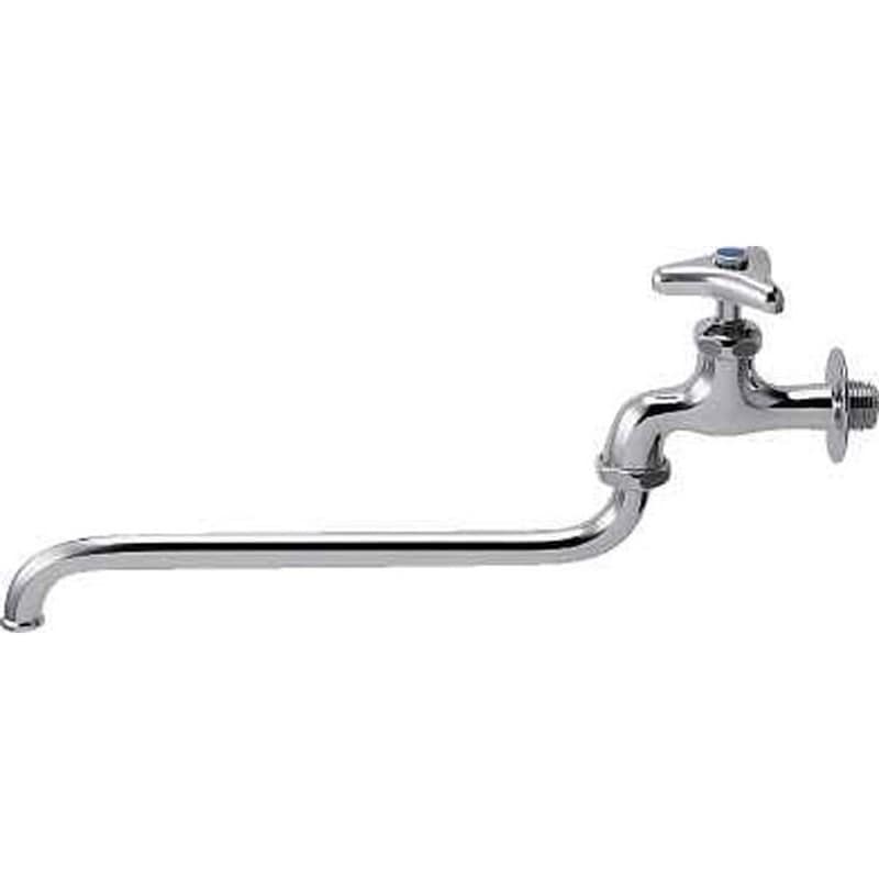 カクダイ 2225396 長パイプ自在水栓 #7067-13X300 1個（ご注文単位1個）【直送品】