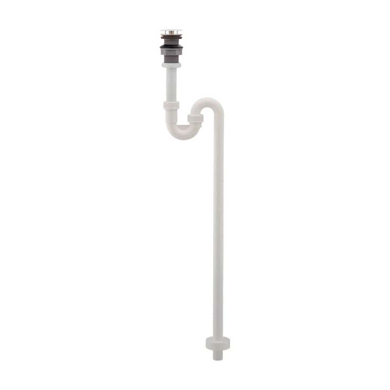 カクダイ 2235479 433-540-25W 丸鉢つきSトラップ WH #433-540-25W 1個（ご注文単位1個）【直送品】