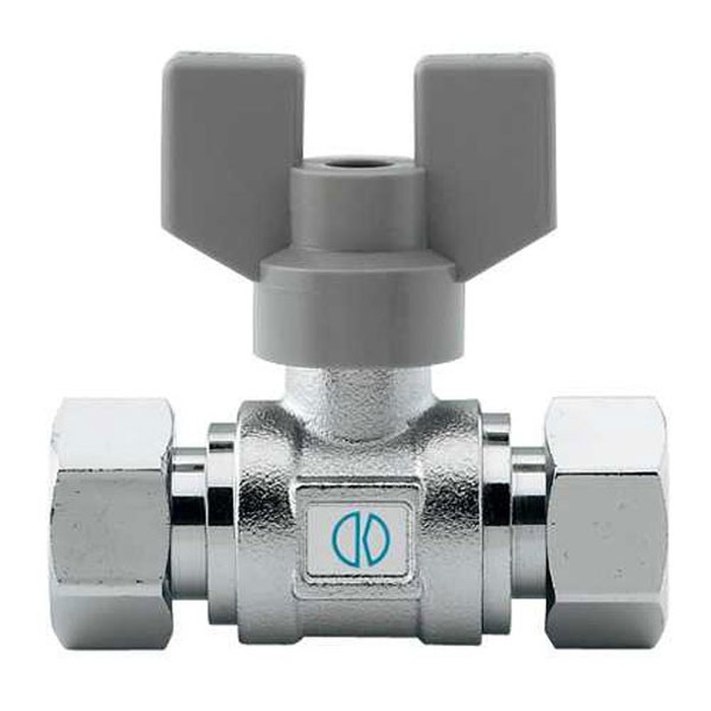カクダイ 2224051 カクダイ 6505 ボールバルブ両ナット付13 #6505 1個(ご注文単位1個)【直送品】