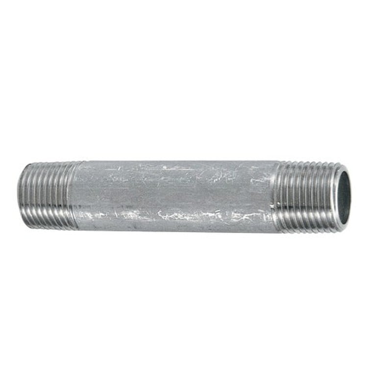 カクダイ 2223885 ステンレスパイプニップル #6476-20X100 1個（ご注文単位1個）【直送品】