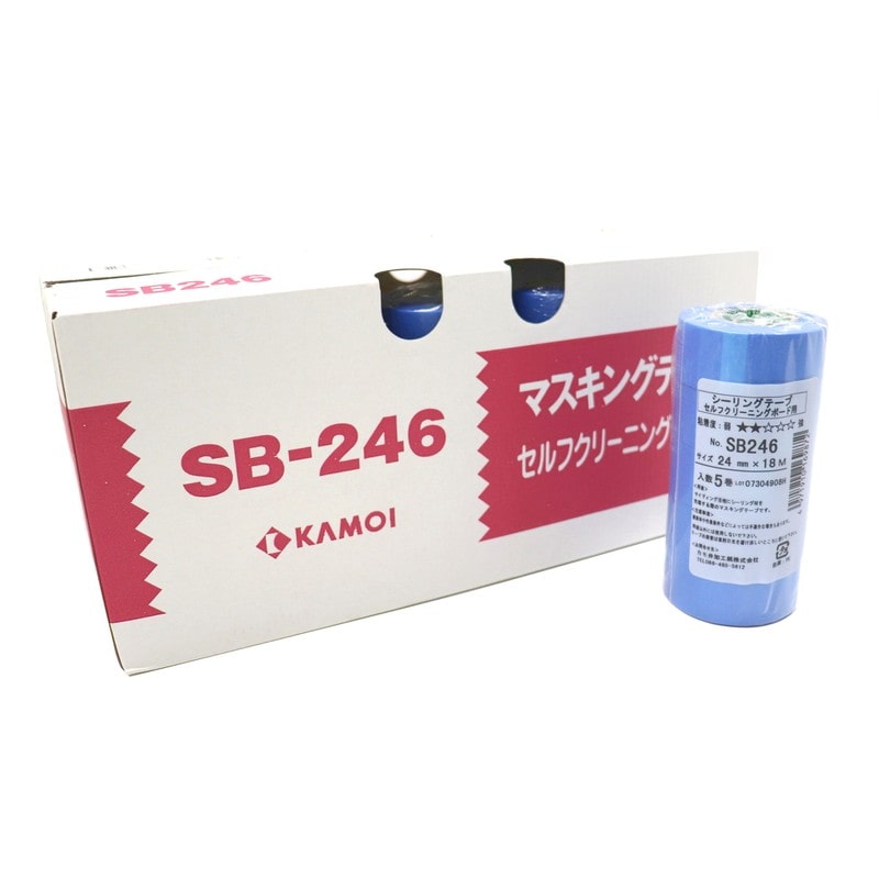 カモ井加工紙 9035051 ボードマスキングテープ 24mm×18m #169889 1個（ご注文単位1個）【直送品】