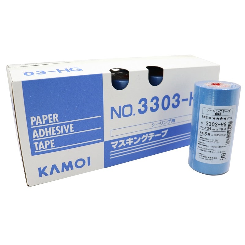 カモ井加工紙 9033054 カモイ 3303HG-24-50 マスキング 1個（ご注文単位1個）【直送品】