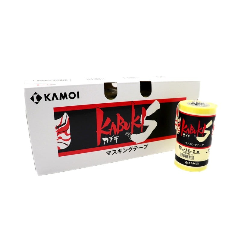 カモ井加工紙 9034935 車両塗装用マスキングテープカブキS50mm×18m #165645 1個（ご注文単位1個）【直送品】