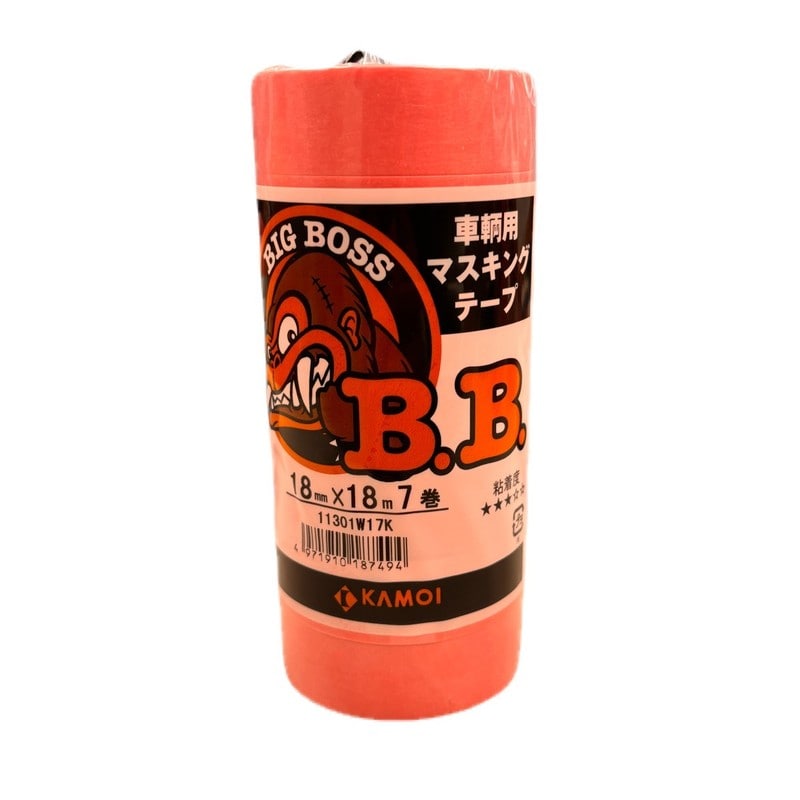カモ井加工紙 9034829 車両塗装用マスキングテープ 18mm×18m #187494 1個（ご注文単位1個）【直送品】