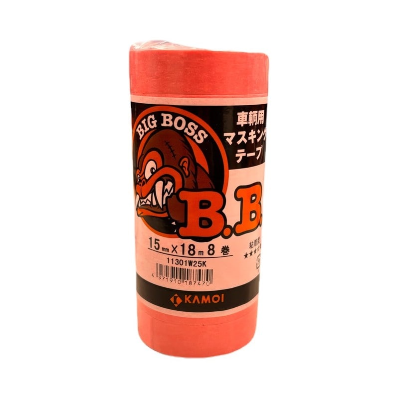 カモ井加工紙 9034828 車両塗装用マスキングテープ 15mm×18m #187470 1個（ご注文単位1個）【直送品】