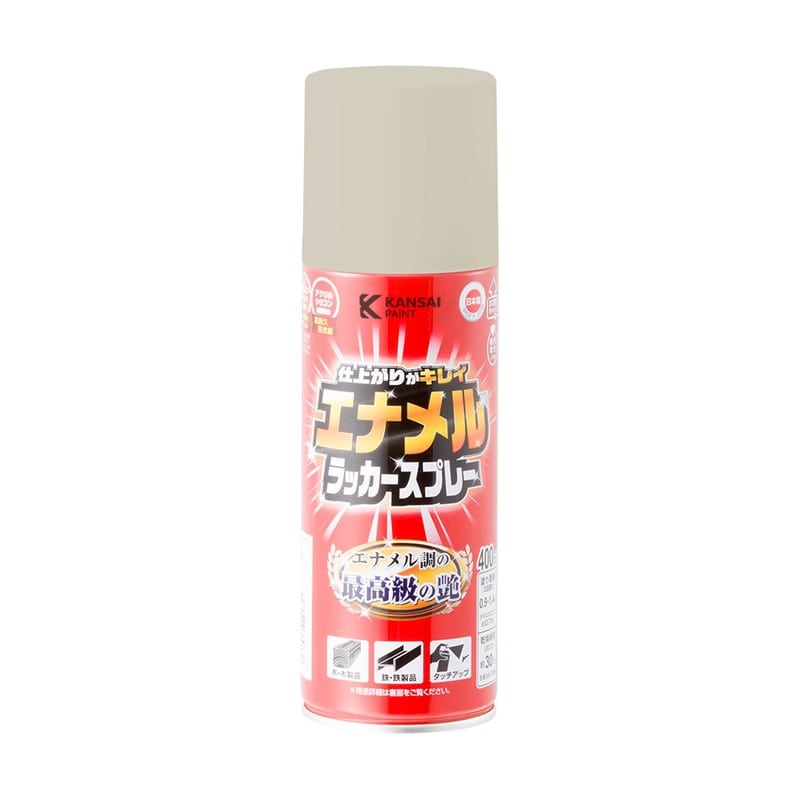 カンペハピオ 9025095 エナメルラッカSP アイボリー 400ML 1個（ご注文単位1個）【直送品】