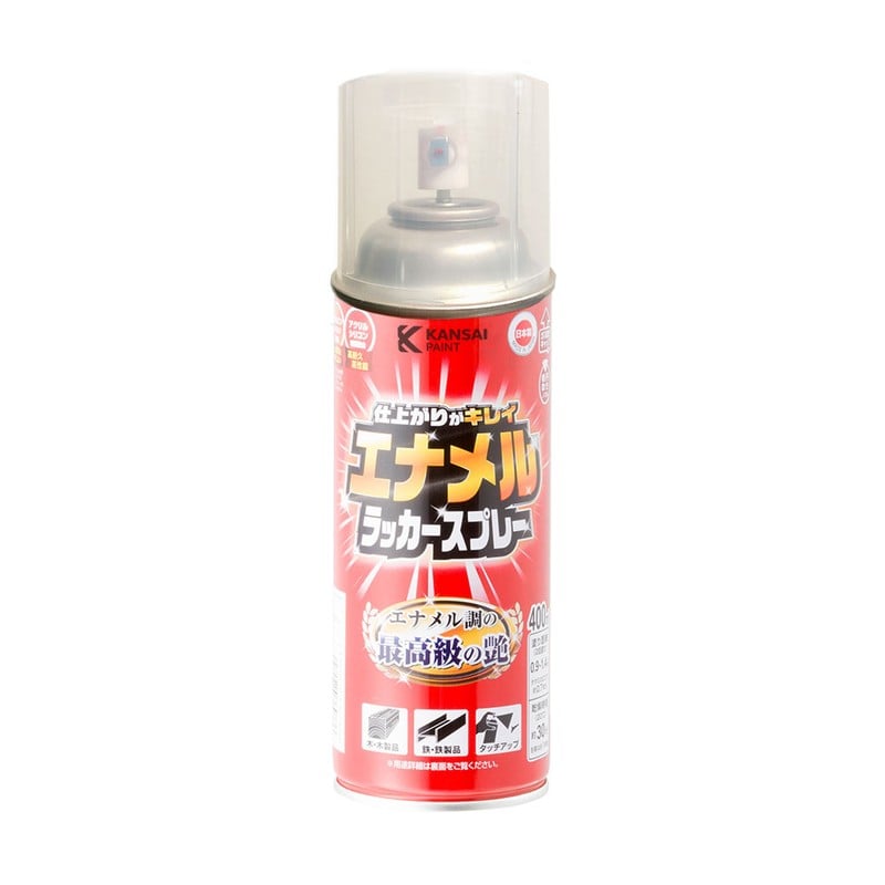 カンペハピオ 9025097 エナメルラッカSP とうめい 400ML 1個（ご注文単位1個）【直送品】