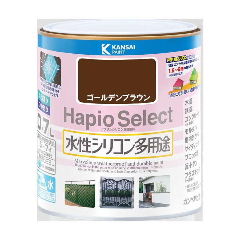カンペハピオ 9000090 ハピオセレクト ゴールデンブラウン 0.7L #00017650661007 1個(ご注文単位1個)【直送品】