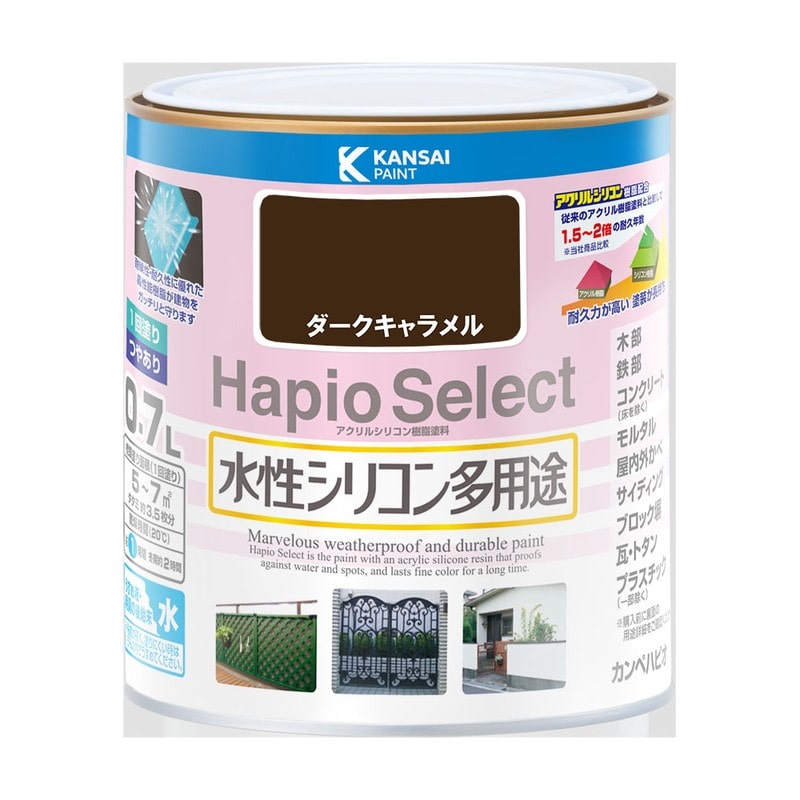 カンペハピオ 9000107 ハピオセレクト ダークキャラメル 0.7L #00017650501007 1個(ご注文単位1個)【直送品】
