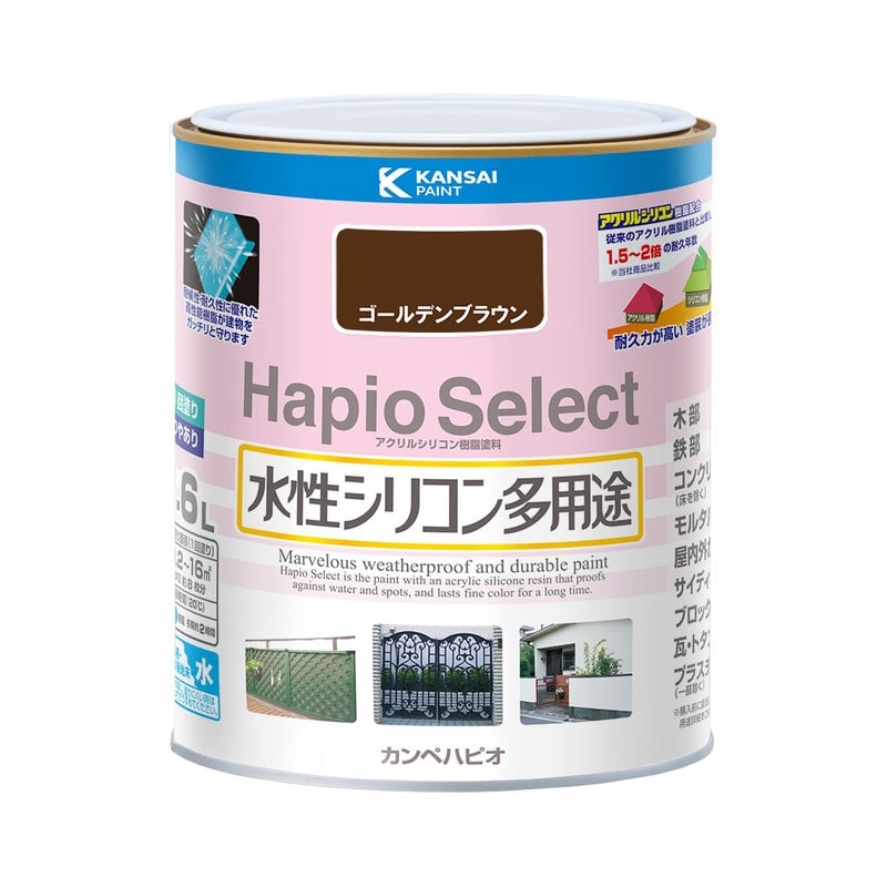 カンペハピオ 9000145 ハピオセレクト ゴールデンブラウン 1.6L #00017650661016 1個(ご注文単位1個)【直送品】