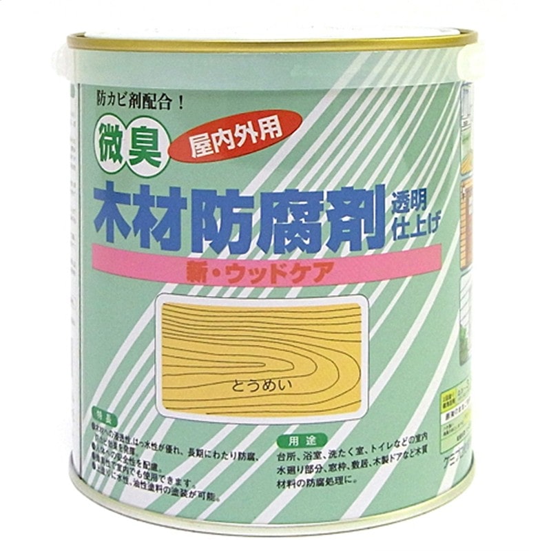 カンペハピオ 9001883 新・ウッドケア とうめい 1.6L #00147670020000 1個（ご注文単位1個）【直送品】