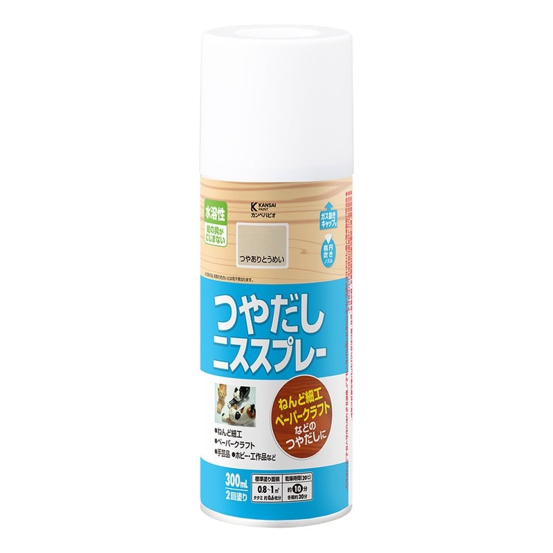 カンペハピオ 9001982 水溶性つやだしニススプレーA とうめい 300ML #00557654002300 1個（ご注文単位1個）【直送品】