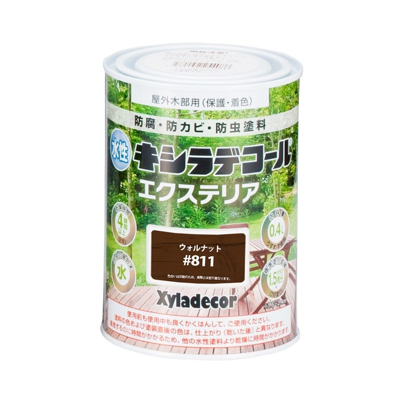 カンペハピオ 9001811 水性キシラデコールエクステリアSウォルナット0.4 #00047670290000 1個(ご注文単位1個)【直送品】