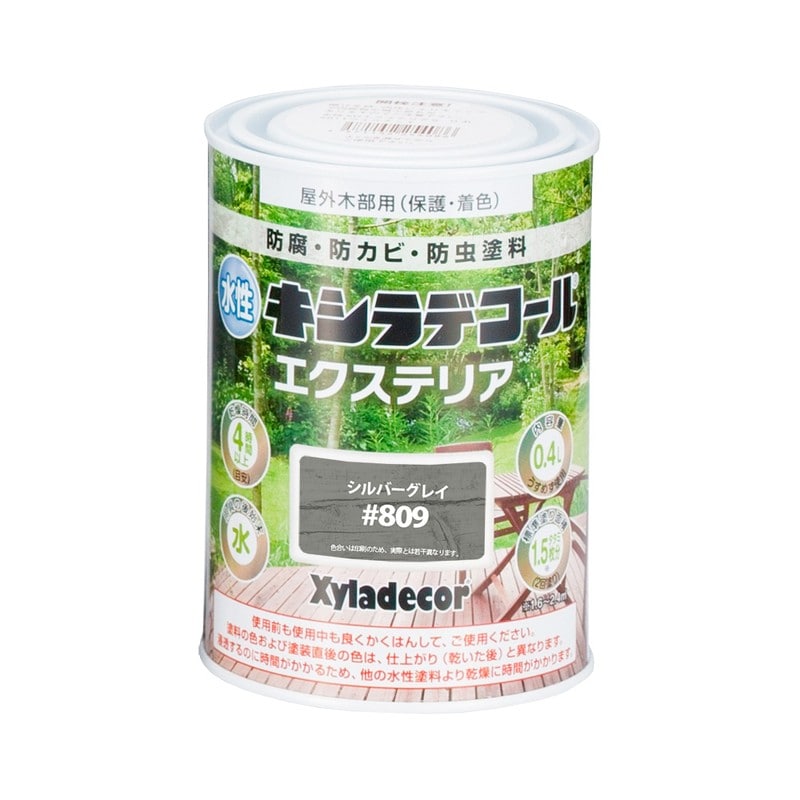 カンペハピオ 9001817 水性キシラデコールエクステリアSSLグレイ0.4L #00047670250000 1個(ご注文単位1個)【直送品】