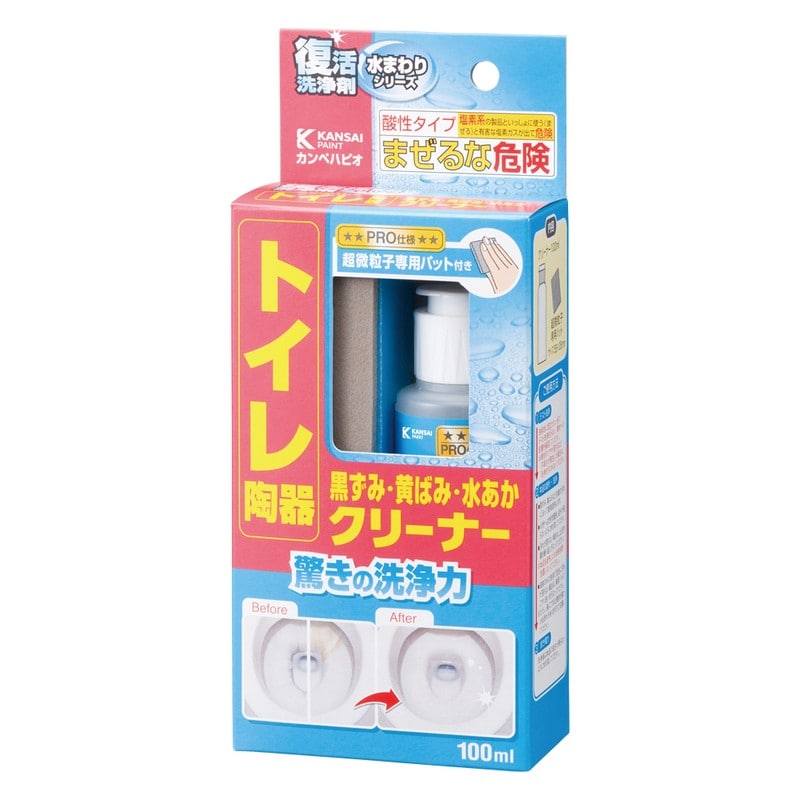カンペハピオ 9002501 復活洗浄剤 トイレ陶器クリーナー 100ML #00017660132100 1個(ご注文単位1個)【直送品】