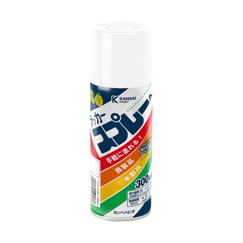 カンペハピオ 9002217 カンペラッカースプレーA 白 300ML #00537640012300 1個（ご注文単位1個）【直送品】