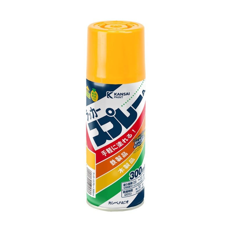 カンペハピオ 9002220 カンペラッカースプレーA きいろ 300ML #00537640552300 1個（ご注文単位1個）【直送品】