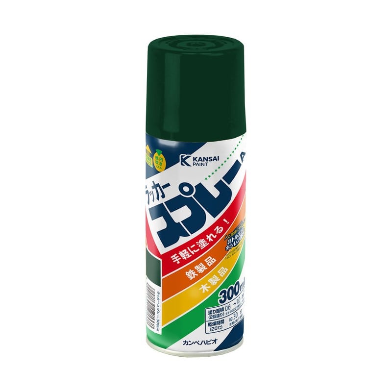カンペハピオ 9002222 カンペラッカースプレーA こいみどり 300ML #00537644272300 1個（ご注文単位1個）【直送品】