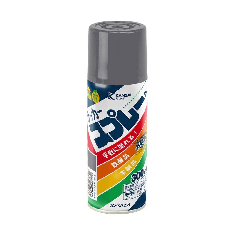 カンペハピオ 9002224 カンペラッカースプレーA ねずみ色 300ML #00537640422300 1個（ご注文単位1個）【直送品】