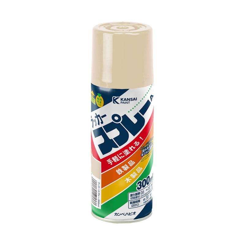 カンペハピオ 9002225 カンペラッカースプレーA クリーム色 300ML #00537640112300 1個（ご注文単位1個）【直送品】
