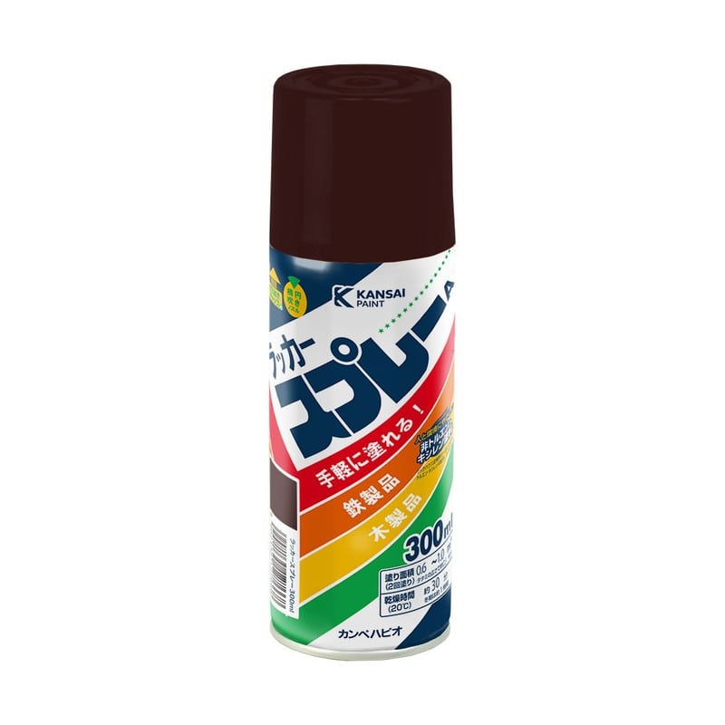 カンペハピオ 9002226 カンペラッカースプレーA ちゃ色 300ML #00537644282300 1個（ご注文単位1個）【直送品】