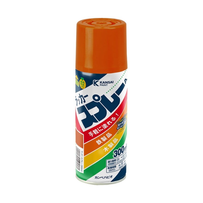 カンペハピオ 9002230 カンペラッカースプレーA オレンジ 300ML #00537640442300 1個（ご注文単位1個）【直送品】