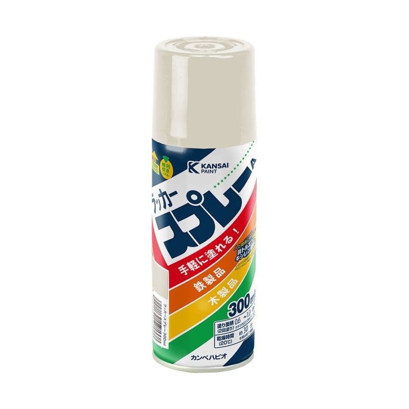 カンペハピオ 9002231 カンペラッカースプレーA アイボリー 300ML #00537640072300 1個（ご注文単位1個）【直送品】