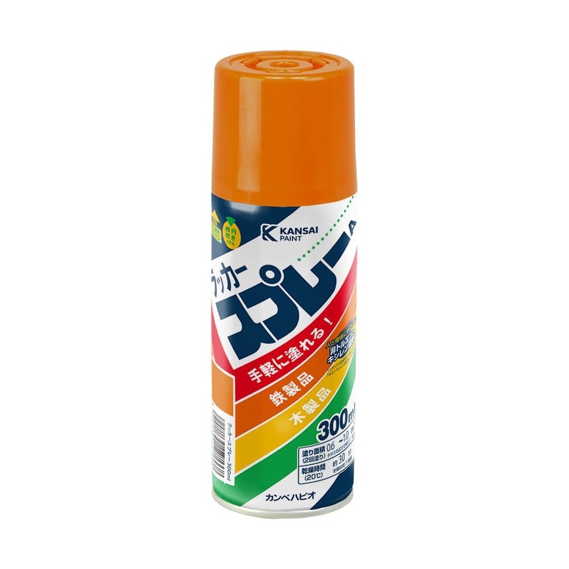 カンペハピオ 9002233 カンペラッカースプレーA ORエロー 300ML #00537644332300 1個（ご注文単位1個）【直送品】