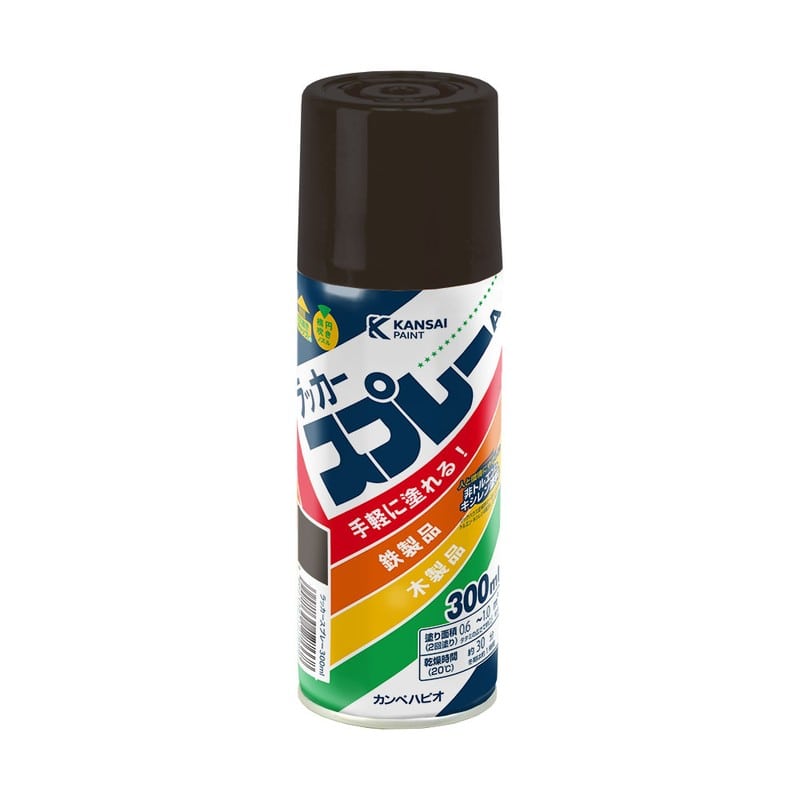 カンペハピオ 9002236 カンペラッカースプレーA こげちゃ色 300ML #00537640162300 1個（ご注文単位1個）【直送品】