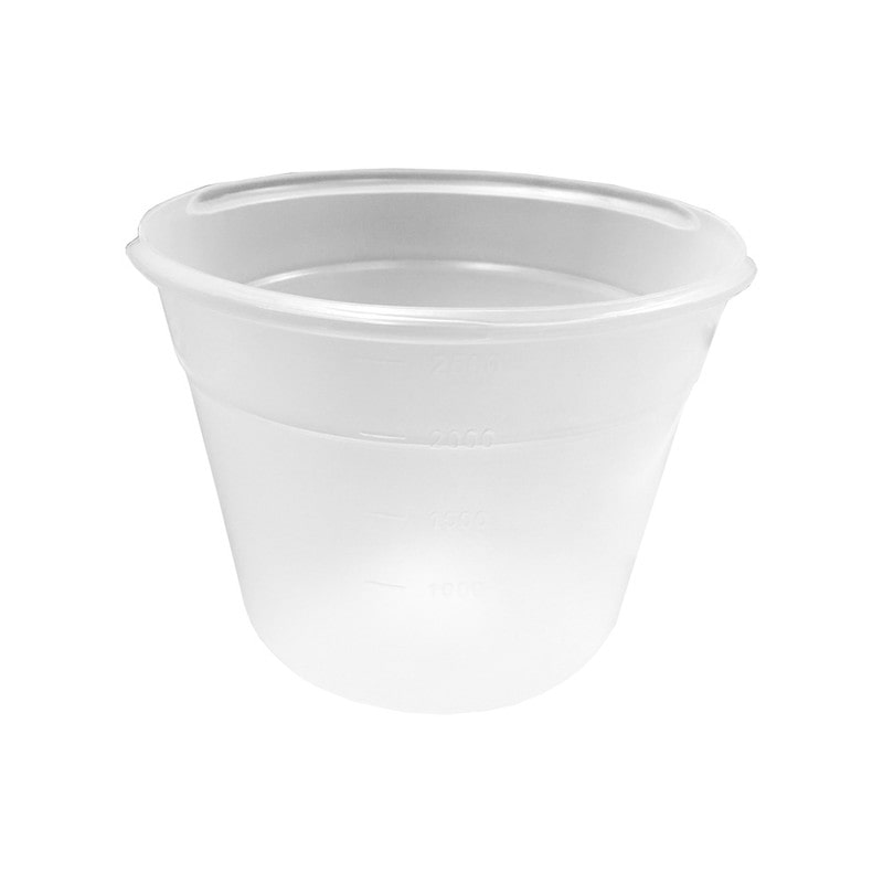 カンペハピオ 9002913 ポリさげ缶内容器 3L 透明 1個（ご注文単位1個）【直送品】