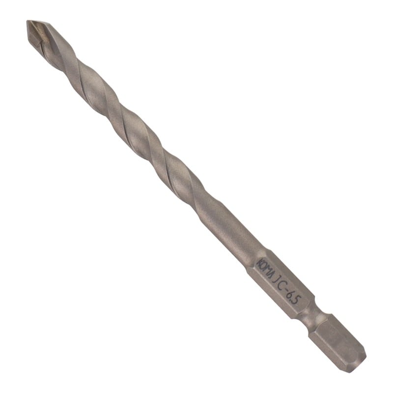 コマドリル 4342908 六角軸磁器タイル用充電ドリル 6.5mm #076665 1個(ご注文単位1個)【直送品】