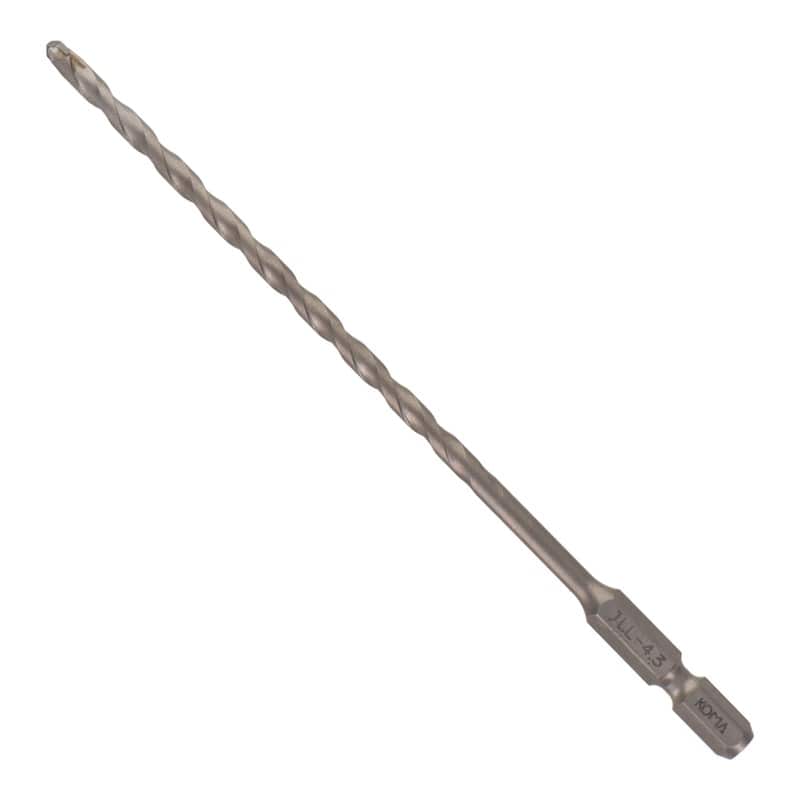コマドリル 4342899 六角軸充電ドライバードリル ロング 4.3mm #076634 1個（ご注文単位1個）【直送品】