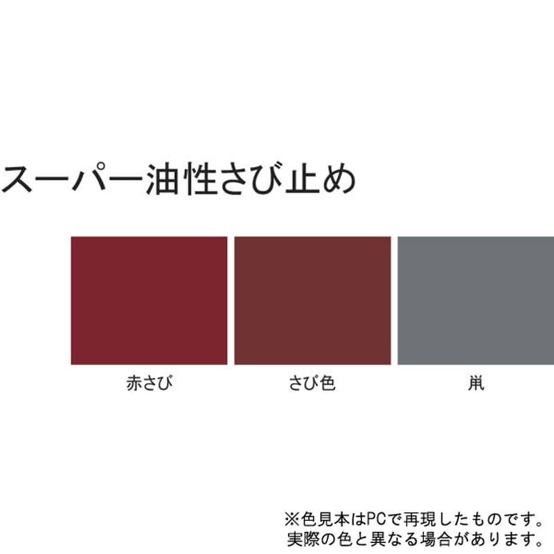 サンデーペイント 9020847 スーパー油性さび止 JIS ネズミ 7L #257959 1個（ご注文単位1個）【直送品】