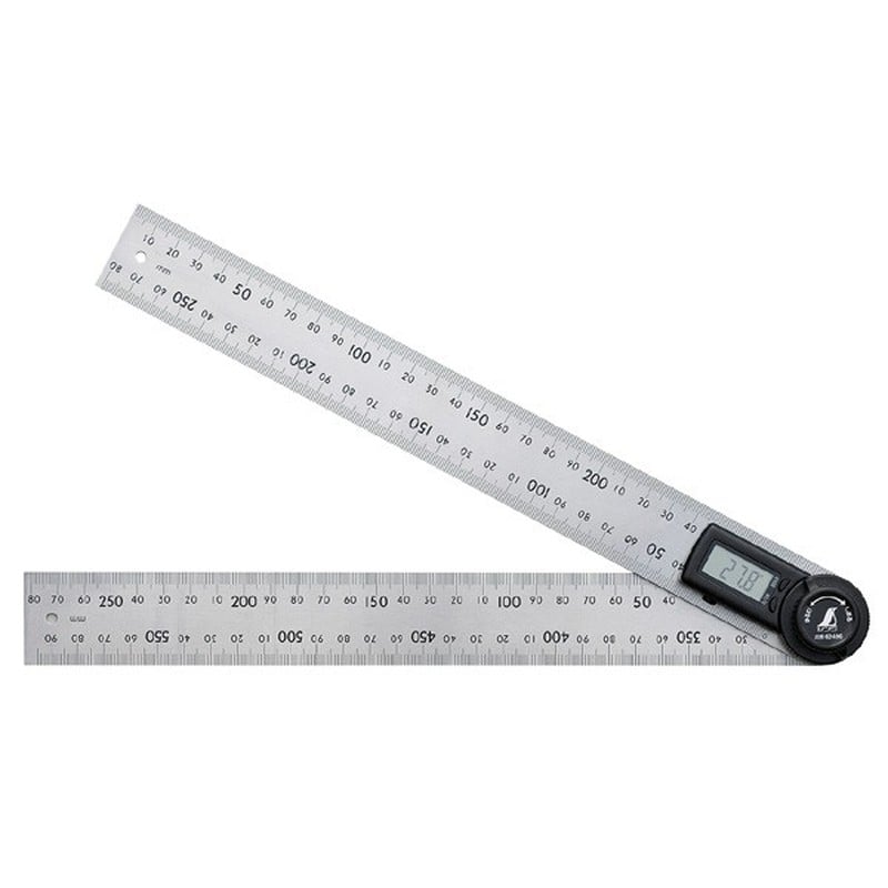 シンワ測定 4102154 62496デジタルプロトラクター 30cm #62496 1個（ご注文単位1個）【直送品】