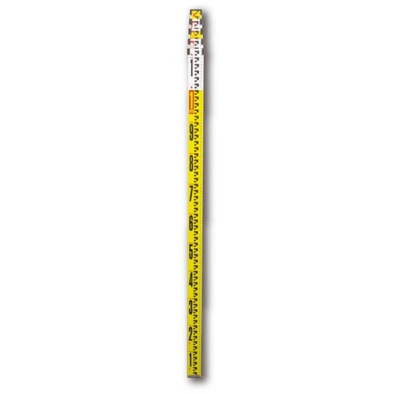 シンワ測定 4102399 73267 アルミスタッフ2 5m5段 #73267 1個（ご注文単位1個）【直送品】