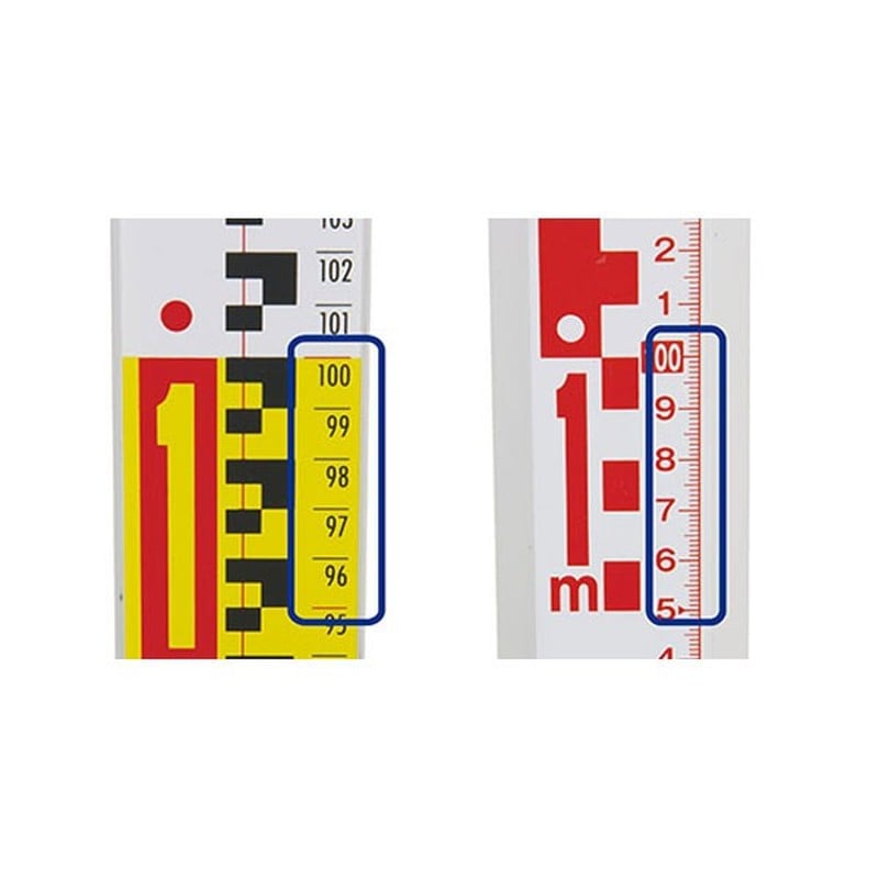 シンワ測定 4102399 73267 アルミスタッフ2 5m5段 #73267 1個(ご注文単位1個)【直送品】