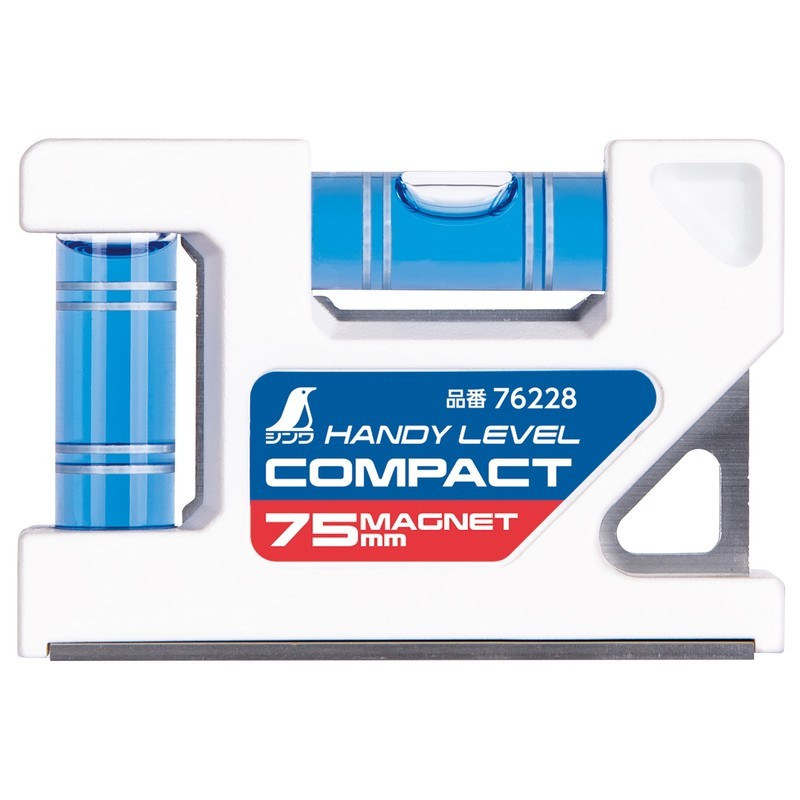 シンワ測定 4102697 シンワ76228 ハンディレベルコンパクト75mm #76228 1個（ご注文単位1個）【直送品】
