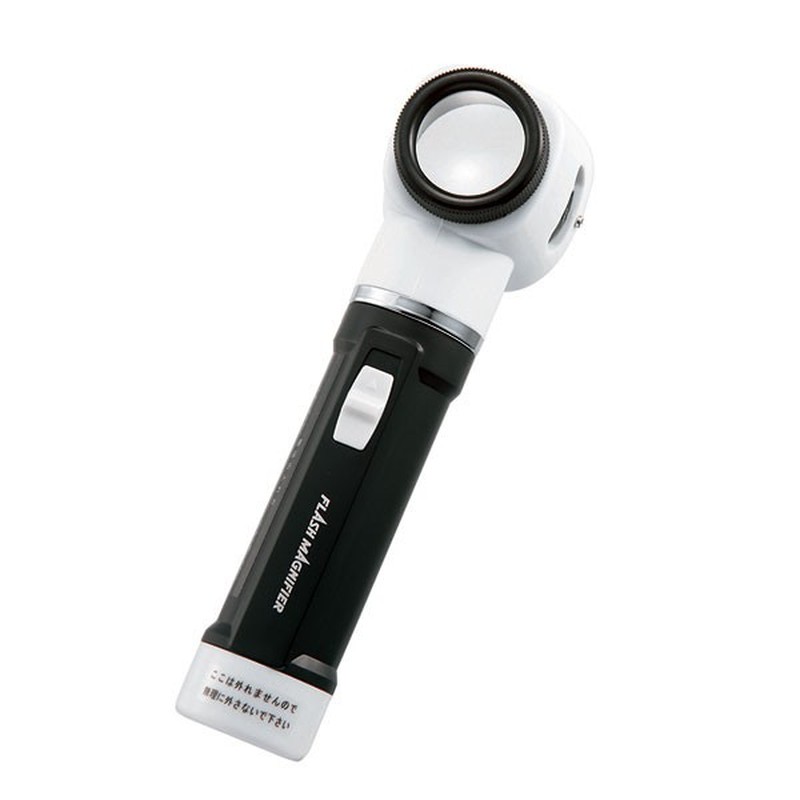 シンワ測定 4101296 75708ルーペE-328mm10倍ライト付 #75708 1個（ご注文単位1個）【直送品】