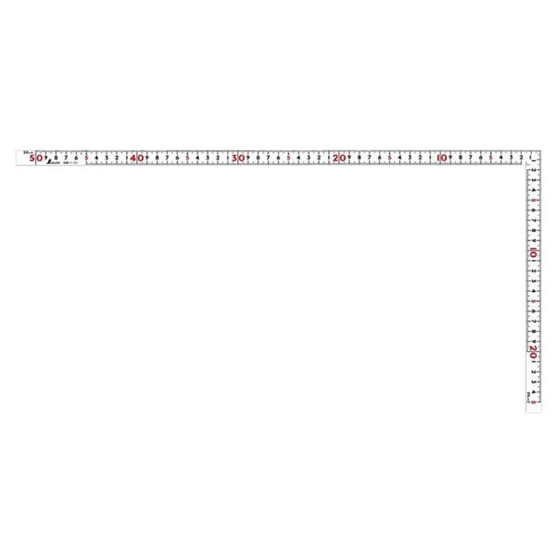 シンワ測定 4102376 11101 曲尺 同厚 ホワイト 名作 50 #11101 1個（ご注文単位1個）【直送品】